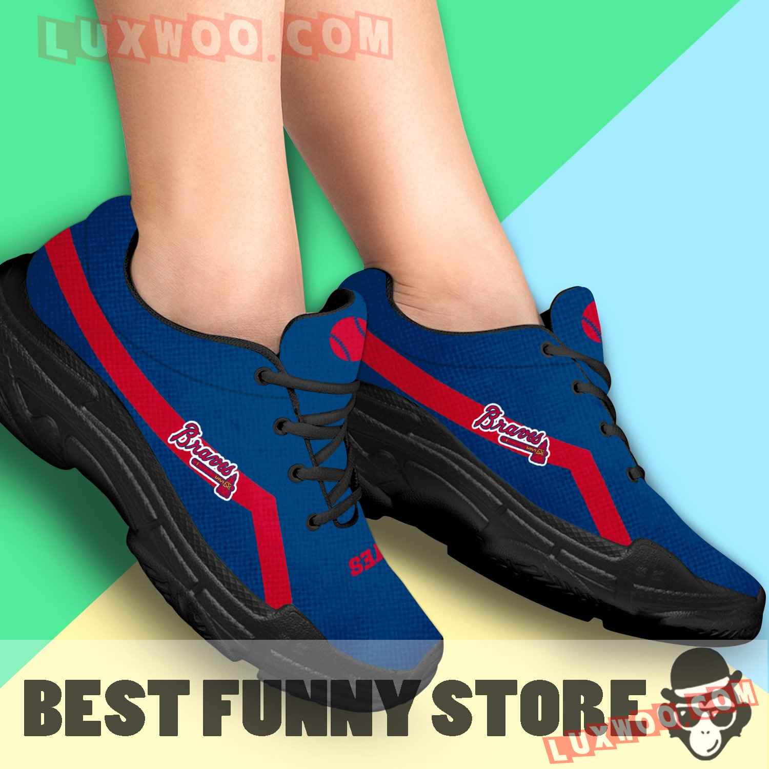 Edition Chunky Sneakers With Line atlanta Braves Shoes